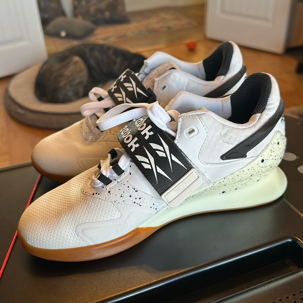 Reebok Legacy Lifter Size W/8 White/Black